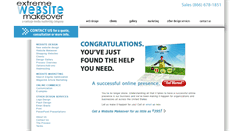 Desktop Screenshot of extremewebsitemakeover.com